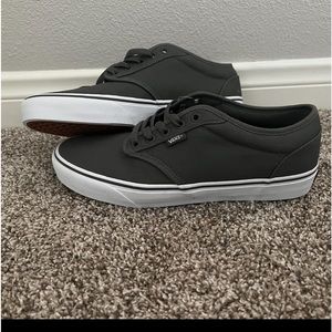 Men’s size 10 Gray Authentic Vans. Brand new!